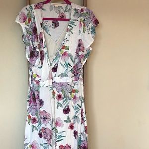 Floral Wrap Dress